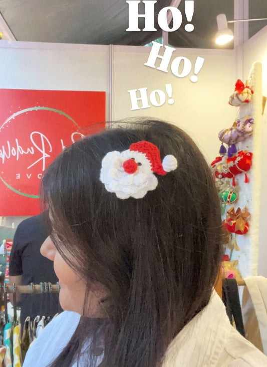 Santa Crochet clips