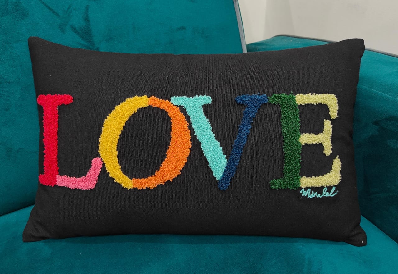 Valentine’s Day Embroidered Lumbar Pillows