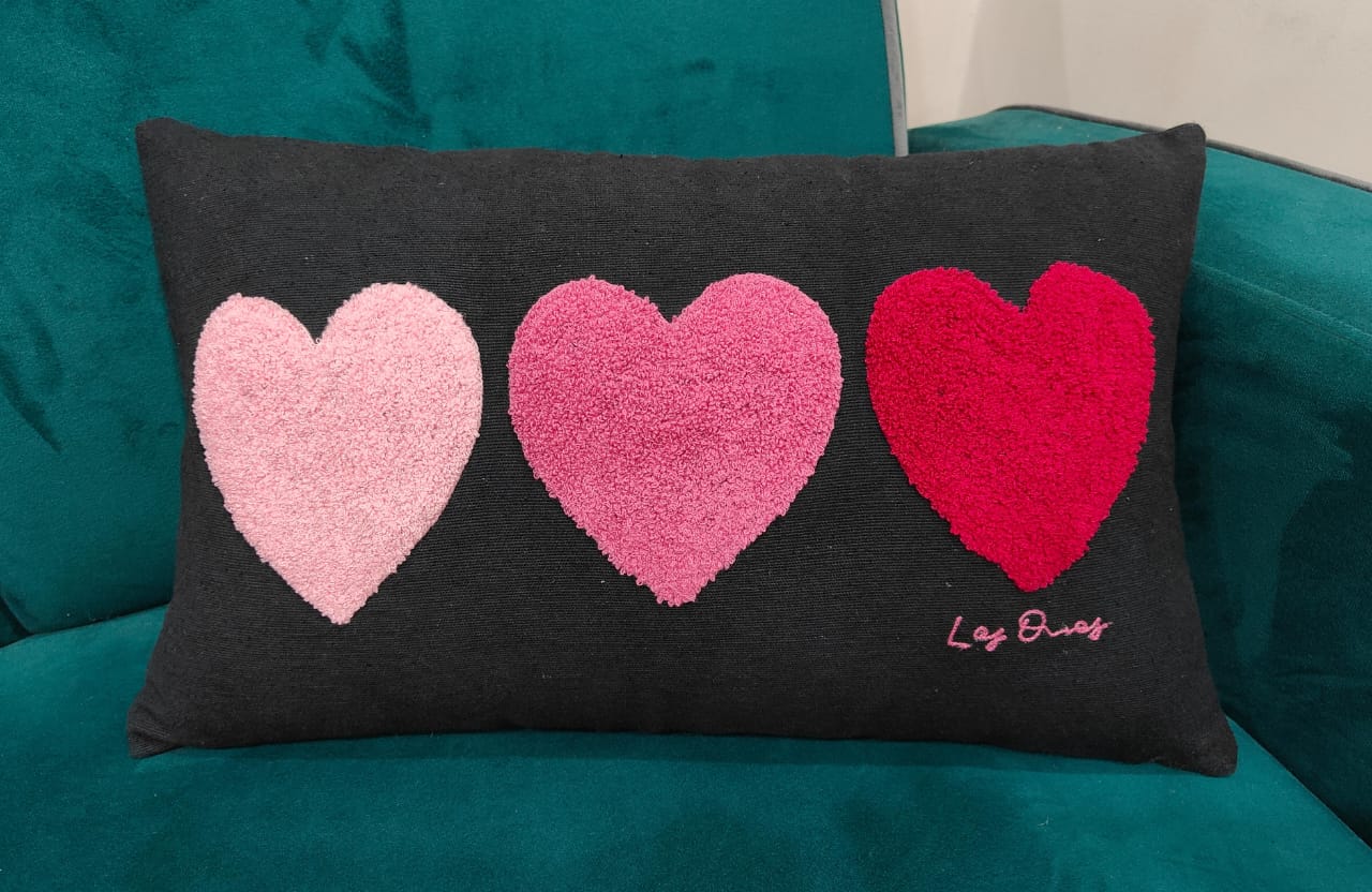 Valentine’s Day Embroidered Lumbar Pillows