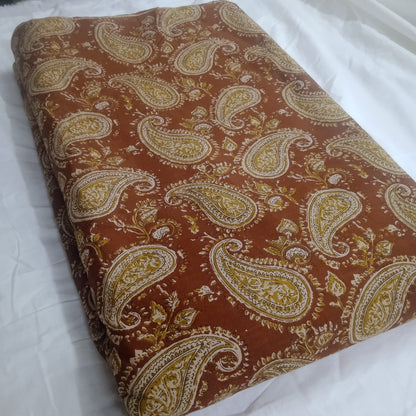 Earthy Paisley Cotton Sleeveless top