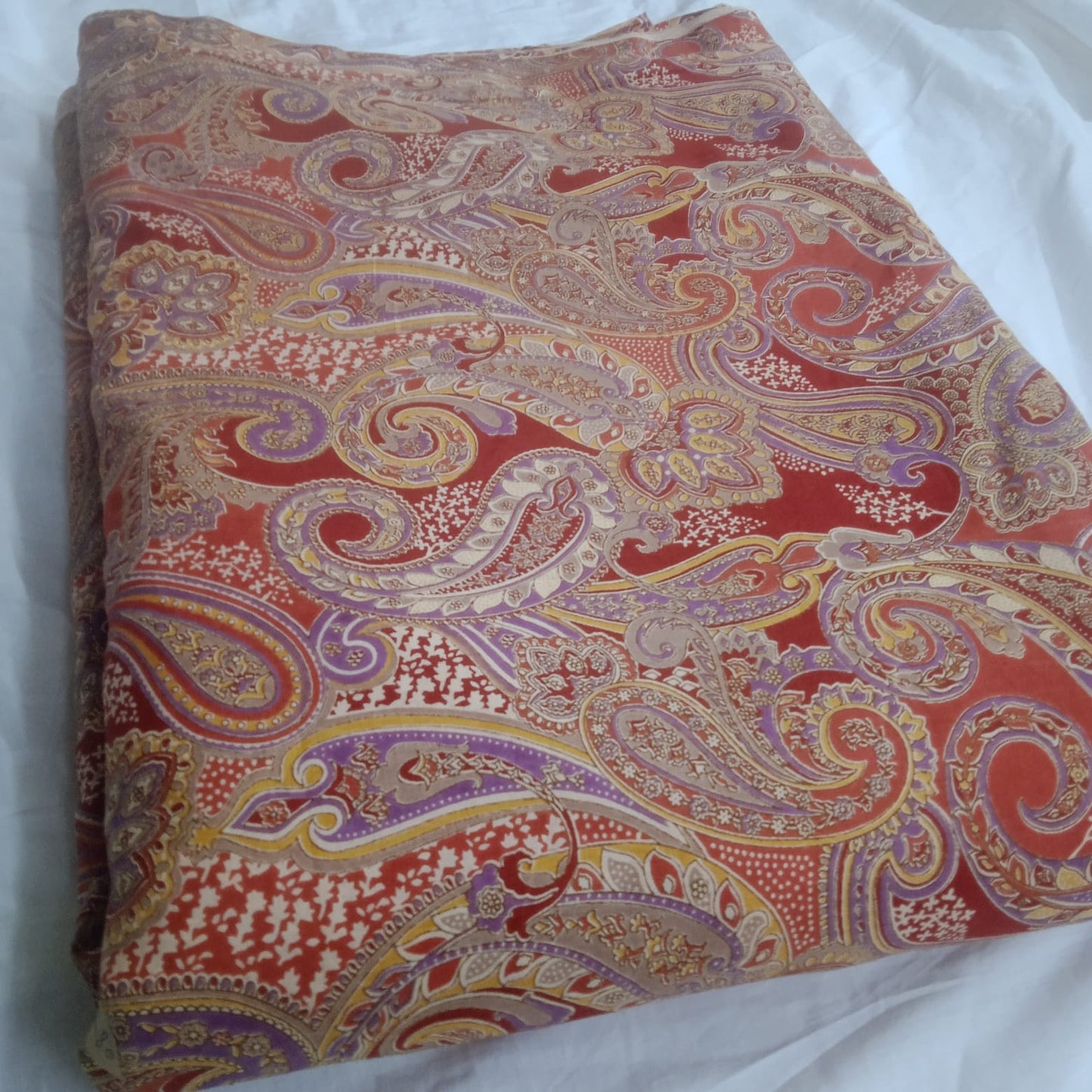 Rustic Paisley Cotton Sleeveless top - RESTOCKED