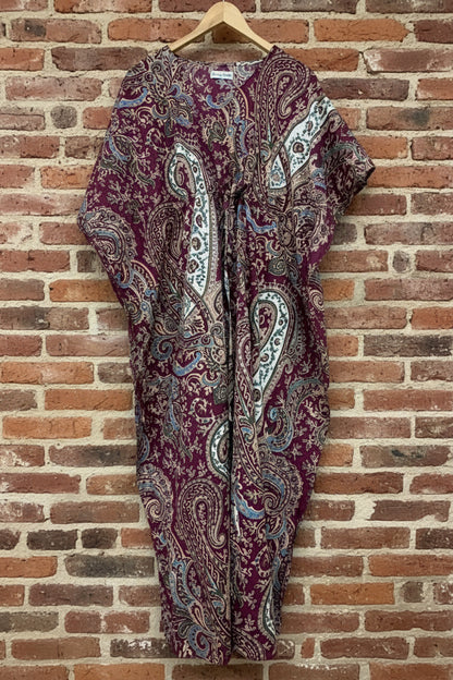 Paisley-patterned Kaftaan for women
