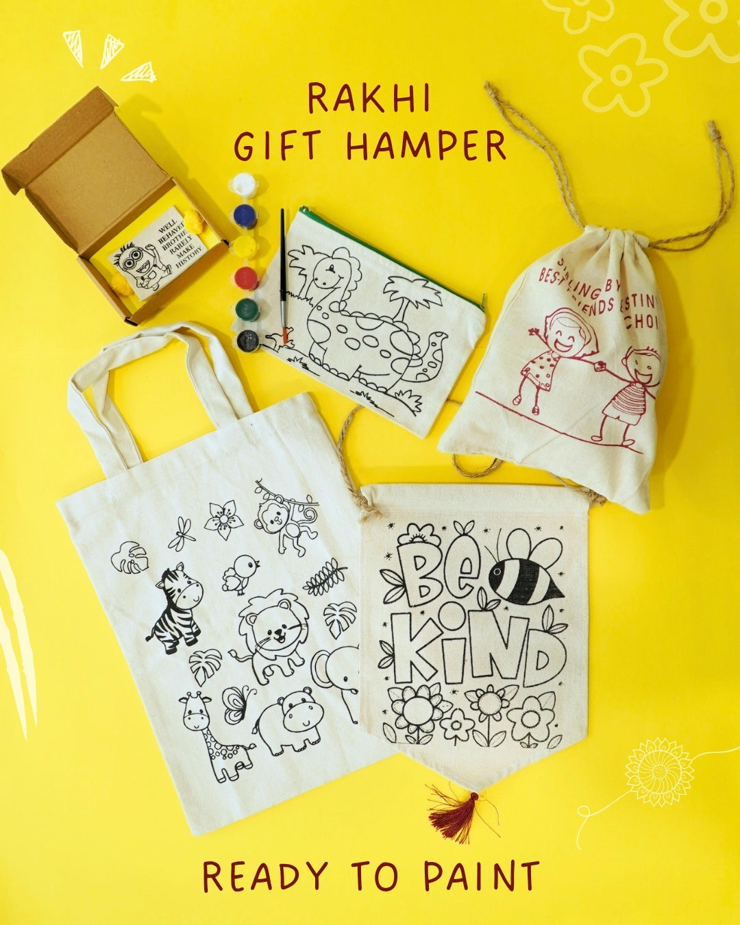 Eco-Friendly DIY Rakhi Gift Hamper for Kids