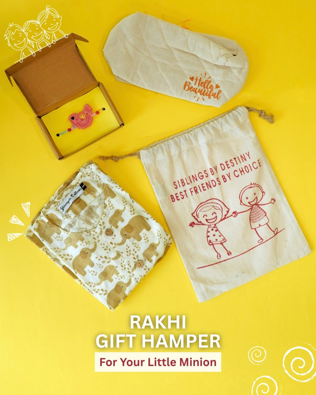 Eco-Friendly Rakhi Gift Hamper for New Borns