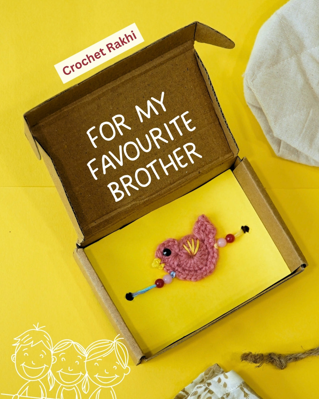 Eco-Friendly Rakhi Gift Hamper for New Borns