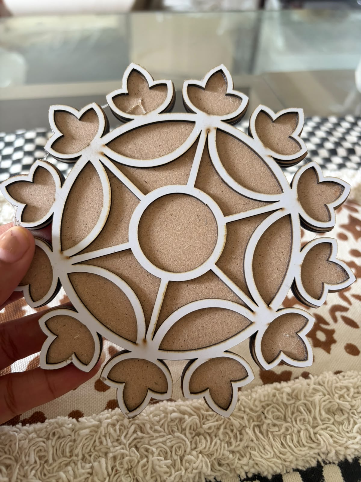 Mdf DIY Mandala - pack of 6