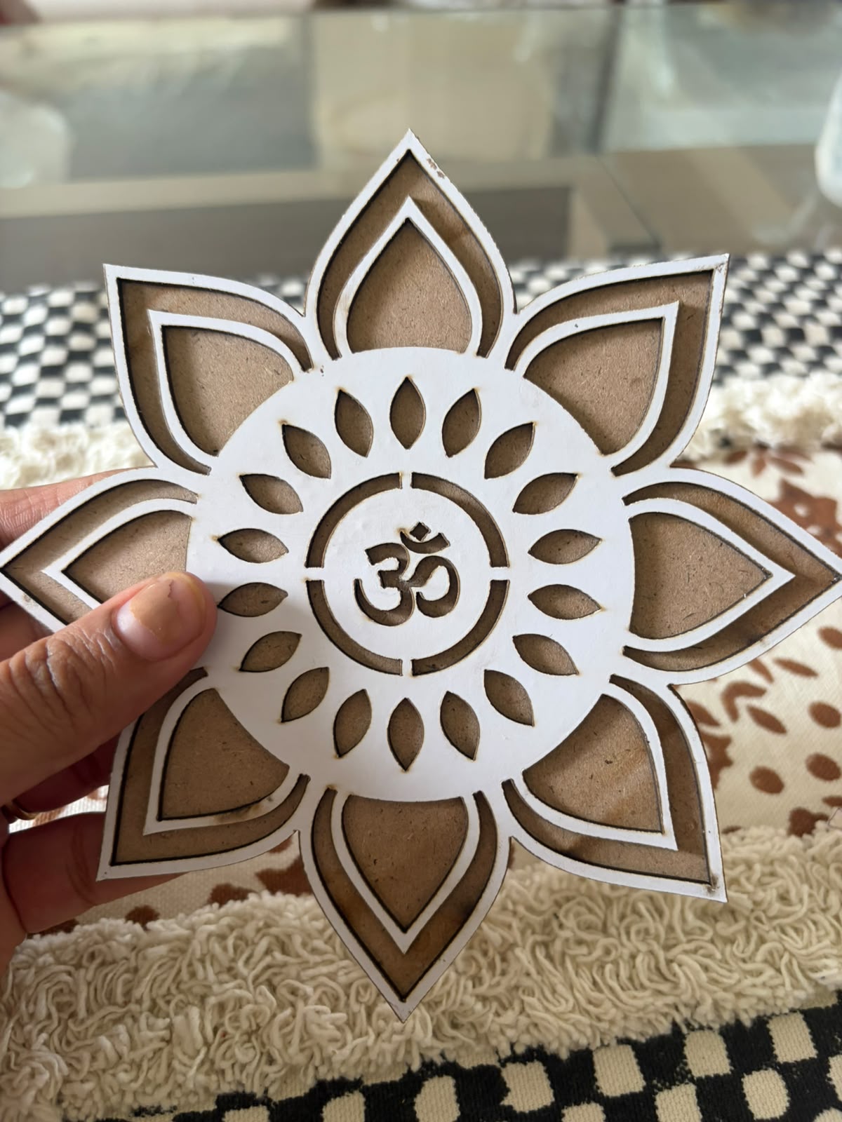 Mdf DIY Mandala - pack of 6