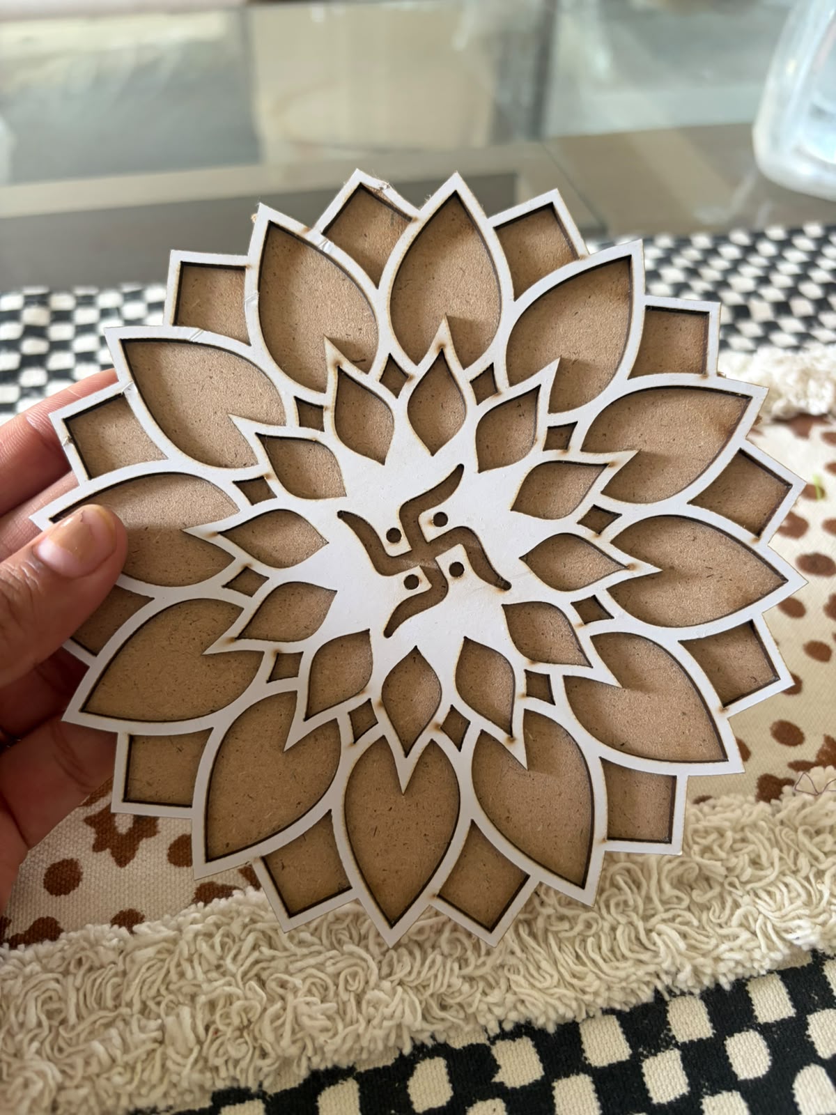 Mdf DIY Mandala - pack of 6
