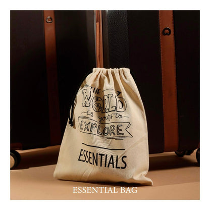 Eco-Friendly Natural Cotton Shoe Bags: Sustainable, Stylish, and Versatile (Pack of 3/6/12)