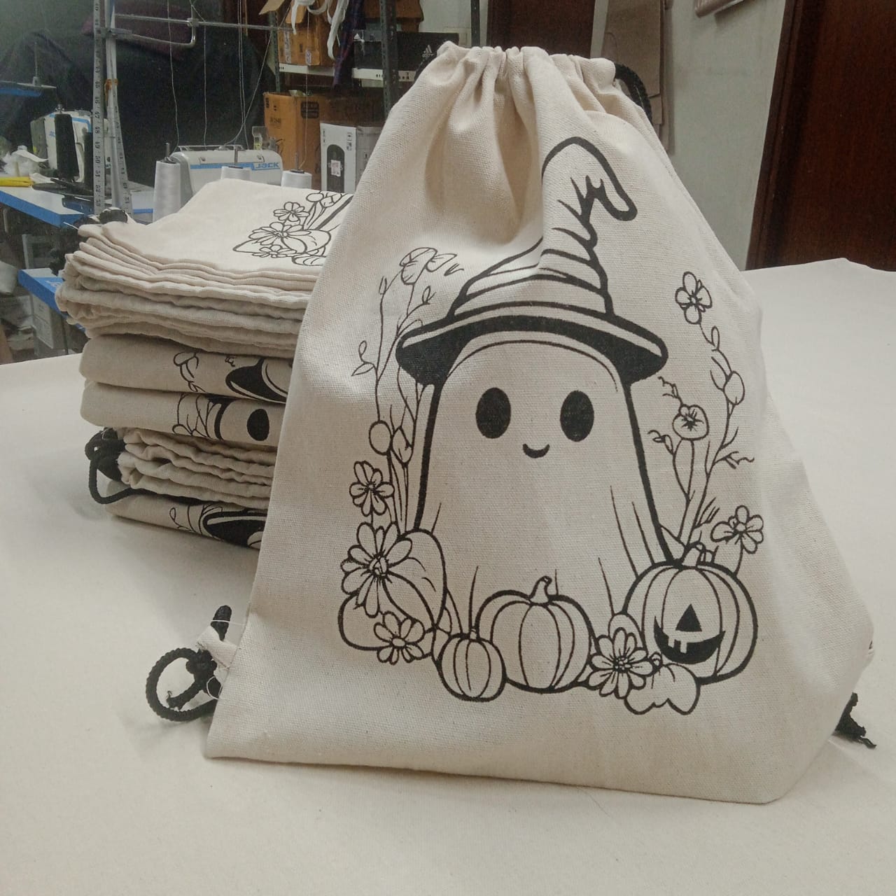 Halloween Pre-marked Canvas BACKPACKS - pack of 30