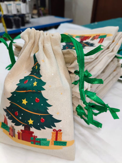 Digital Printed Small Canvas Potlies - Pack of 6/12