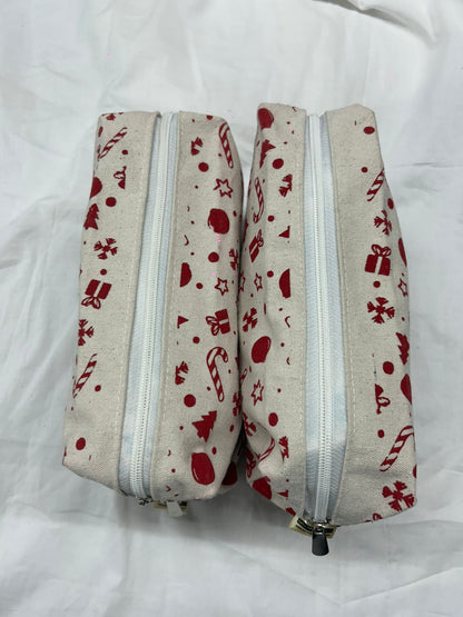 Canvas box pouches for Chrsitmas - Pack of 2