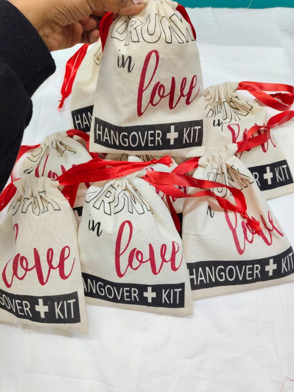 Hangover Cotton canvas Packaging Dust Bags - pack of 30
