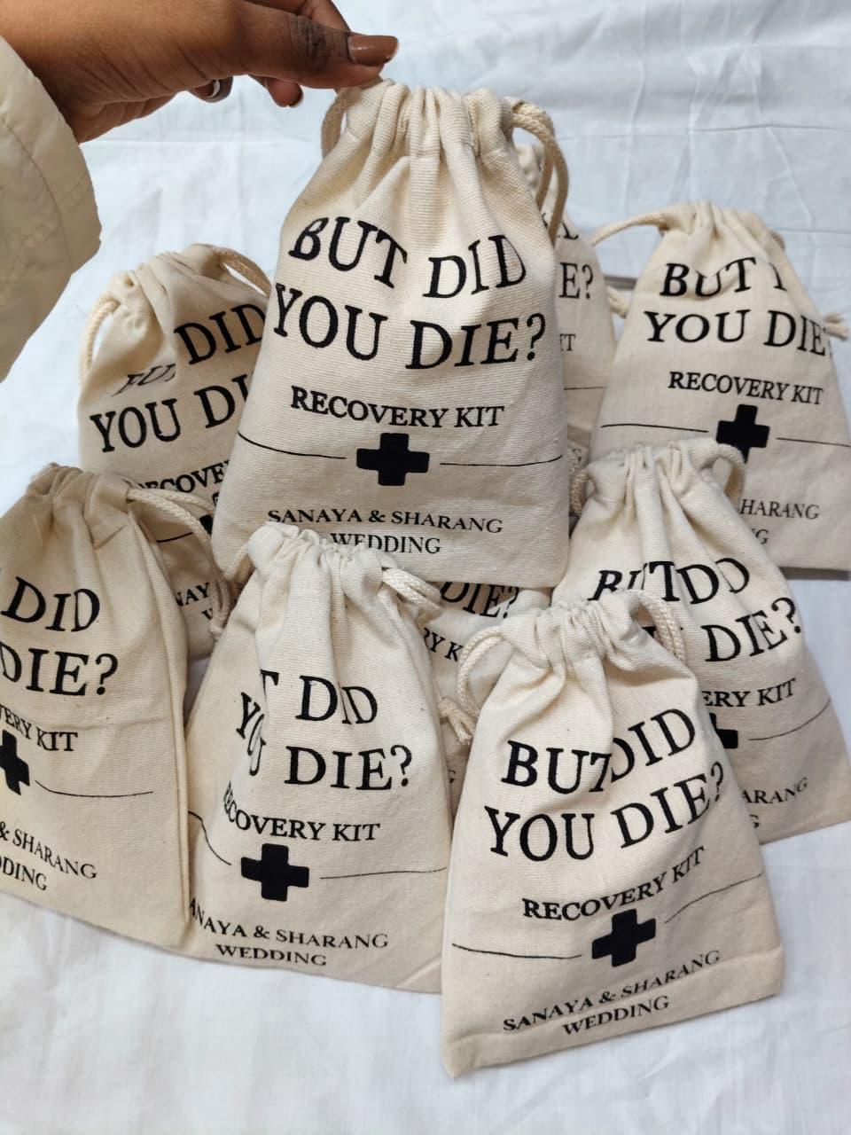 Hangover Cotton canvas Packaging Dust Bags - pack of 30